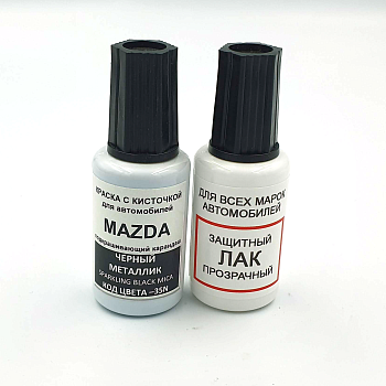 35N-MAZ, Краска карандаш Mazda 35N для подкраски сколов 20мл + лак
