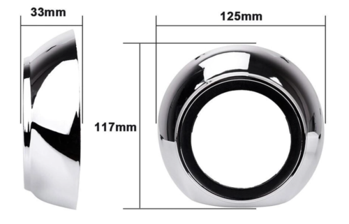 Маска (бленда) для линз Iris, серебристая, NHK