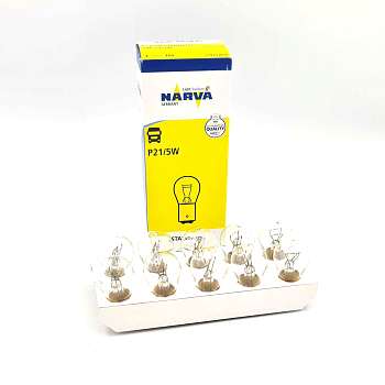 179253000, Лампа Narva P21/5W 24V, сервисная коробка 10 шт.