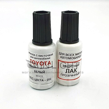 056-TOY, Краска карандаш Toyota 056 для подкраски сколов 20мл + лак