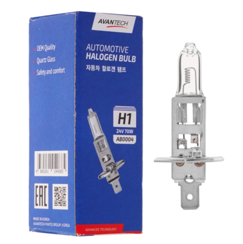 Автолампа Avantech H1 12V 55W