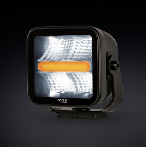 Прожектор светодиодный MTF LIGHT серия STYLE, 12-30V, 40W, 2450lm, ECE R10, с сигнальным/габаритным огнем.