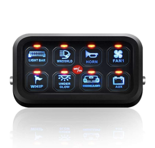 ALO-JC02, Контрольная панель на 8 выключателей Aurora