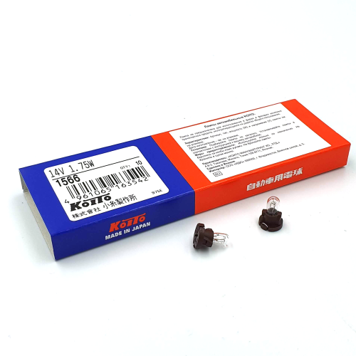 1566, Лампа дополнительного освещения Koito 1.75W T5.1