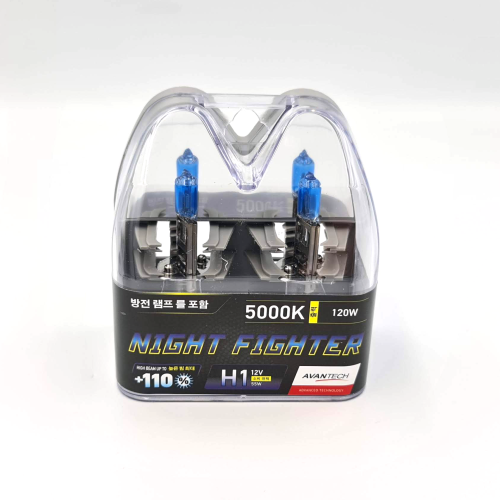 Комплект автоламп Avantech Night Fighter H1 55W, 5000K
