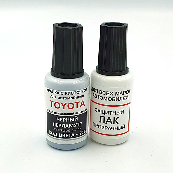 218-TOY, Краска карандаш Toyota 218 для подкраски сколов 20мл + лак