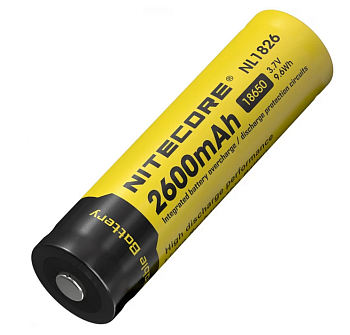 Аккумулятор NITECORE NL1826 18650 LI-ION 3.7v 2600mA