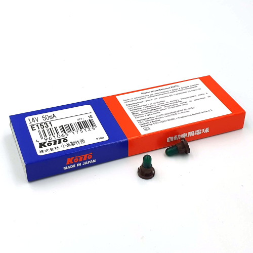 E1531, Лампа дополнительного освещения Koito 50mA T4.2