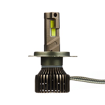 Лампа светодиодная серия "APEX" головного света, H4, 75 Ватт, 6500К, 7000lm комплект 2 шт.