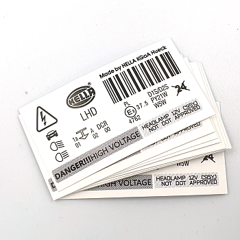 Наклейка для фар Hella DCR