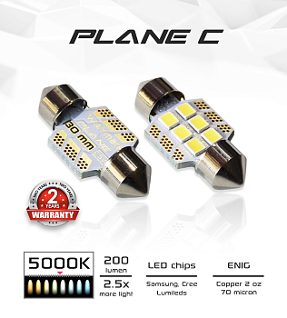 Лампа светодиодная WayMark PLANE-C 5000K T11 30mm