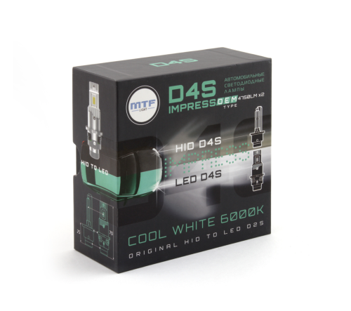 Светодиодные лампы MTF D4S IMPRESS OEM LED 6000К