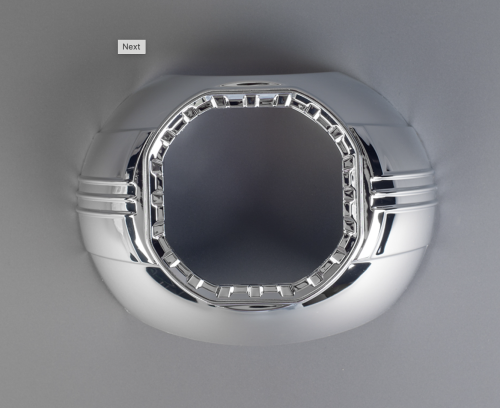 Маска (бленда) для линз № 4,1 Q для прямоугольных (скошенных) линз, GNX