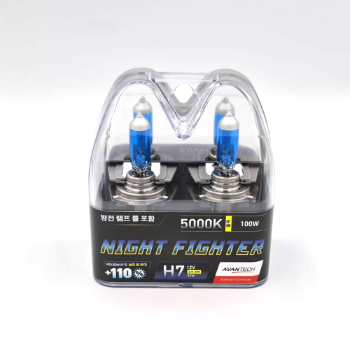 Комплект ламп Avantech Night Fighter H7 55W, 5000K