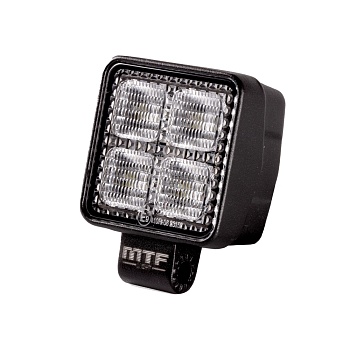 Фонарь светодиодный MTF LIGHT дополнительного освещения 12/24V, 12W, 1100lm, ECE R10, квадратный.
