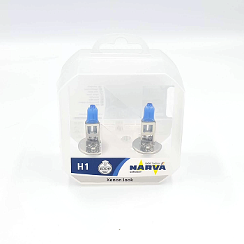 Комплект ламп NARVA H1 Range Power White 12V 55W
