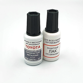1F7-TOY, Краска карандаш Toyota 1F7 для подкраски сколов 20мл + лак
