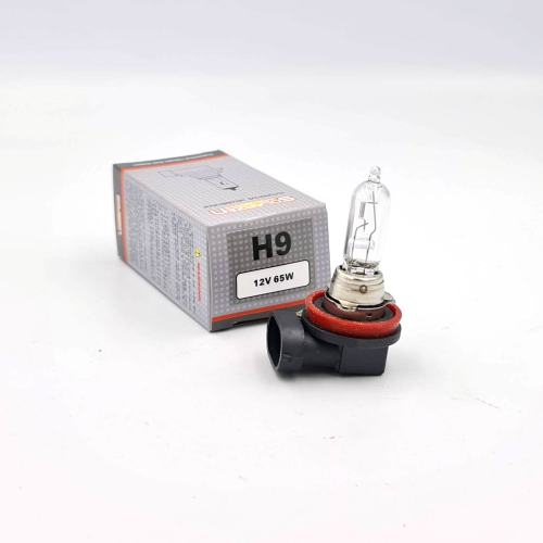 Автолампа галогенная Solarzen H9 12V 65W, прозрачное стекло
