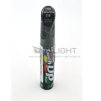 T7686, Краска для ремонта сколов и царапин Soft99 TOUCH UP PAINT 218 флакон с кисточкой, 12 мл