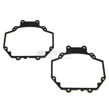 Ram-021 Переходные рамки CryLine для Toyota / Mazda / Lexus /Mitsubishi /Subaru/ Suzuki /Hyundai /Kia  под линзы Hella 3r/5r, Би-Лед