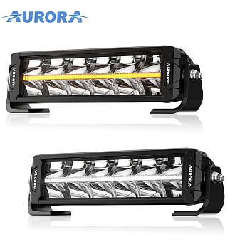 ALO-P-D10-30-R14Y-AW, Балка светодиодная Aurora, 2 ряда с ходовым огнем 30 дюймов