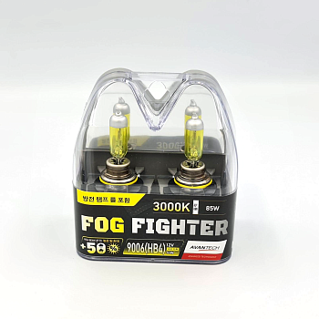 Комплект ламп Avantech Fog Fighter HB4 55W, 3000K